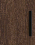 Bathroom Furniture Set 3 pcs Brown oak 61 x 35 x 64 cm - Bargainia.com - 