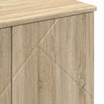 Bathroom Furniture Set 3 pcs Sonoma oak 61 x 35 x 64 cm - Bargainia.com - 
