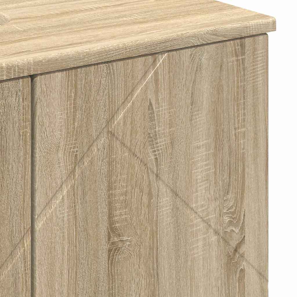 Bathroom Furniture Set 3 pcs Sonoma oak 61 x 35 x 64 cm - Bargainia.com - 