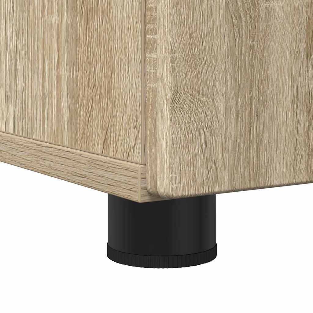 Bathroom Furniture Set 3 pcs Sonoma oak 61 x 35 x 64 cm - Bargainia.com - 