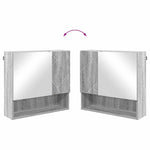 Bathroom Furniture Set 4 pcs Grey sonoma 61 x 35 x 64 cm - Bargainia.com - 