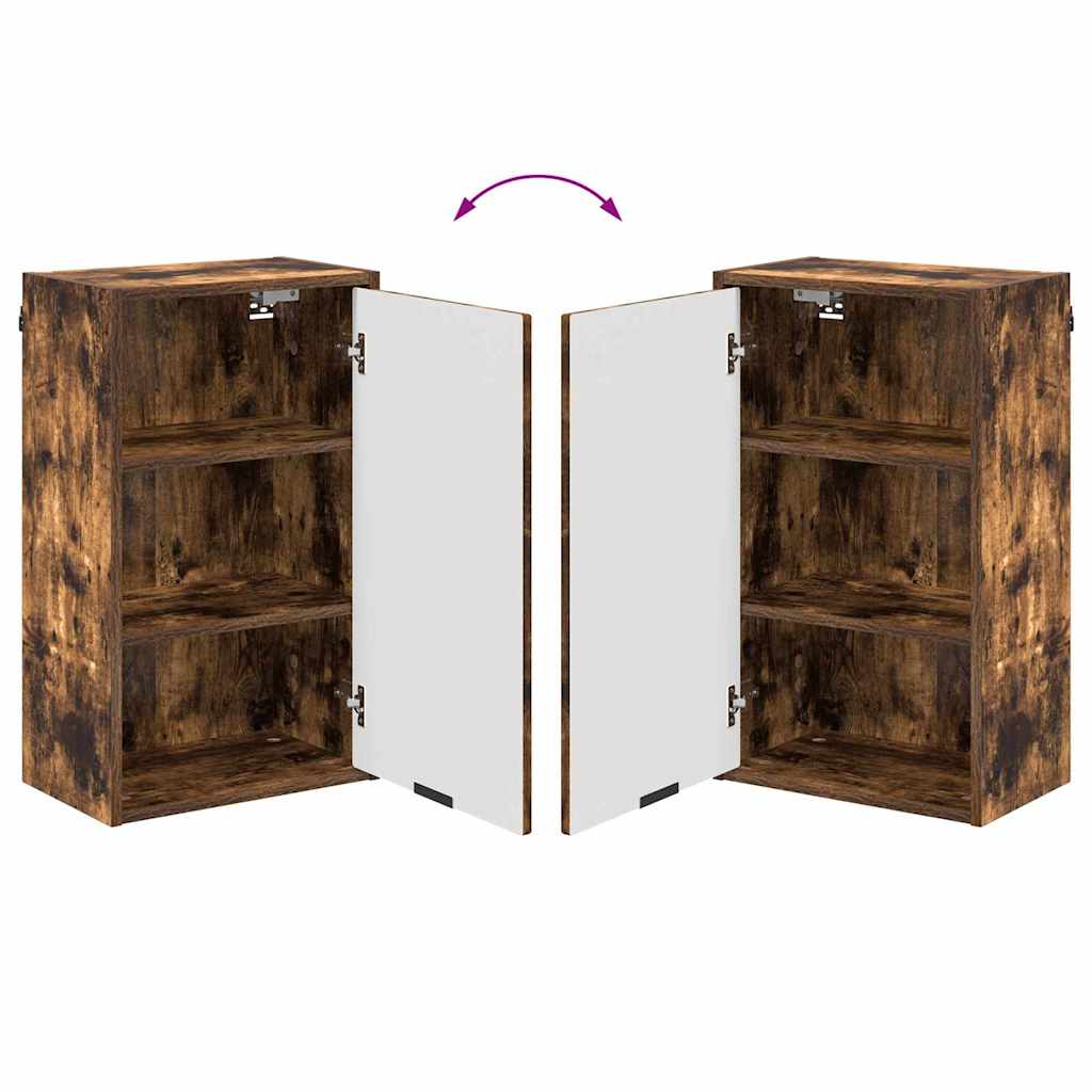 Bathroom Furniture Set Smoked Oak Engineered wood, Metal - Bargainia.com - 8721288870957 - 3393118