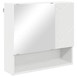 Bathroom Furniture Set Wall - mounted 4 pcs White 61 x 35 x 64 cm - Bargainia.com - 