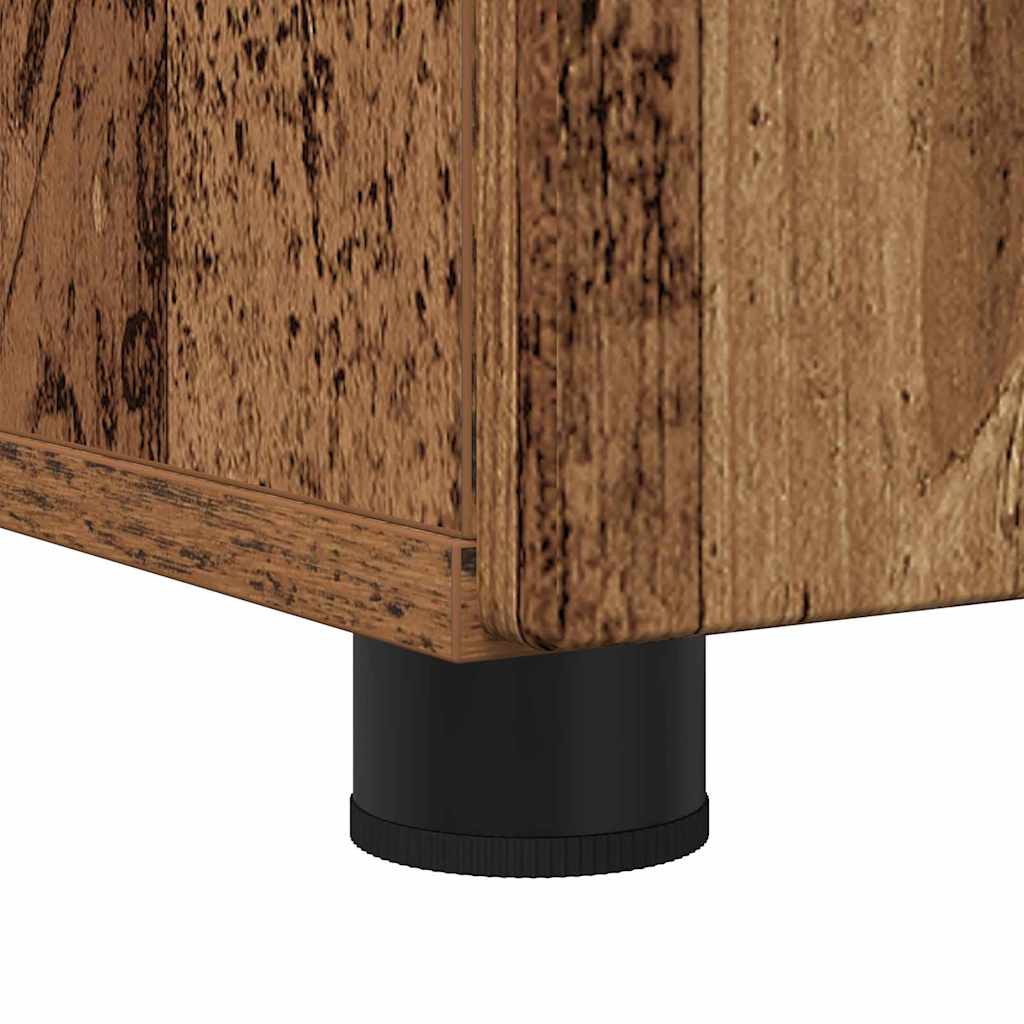 Bathroom Furniture Set with Door 3 pcs Old wood 61 x 35 x 64 cm - Bargainia.com - 