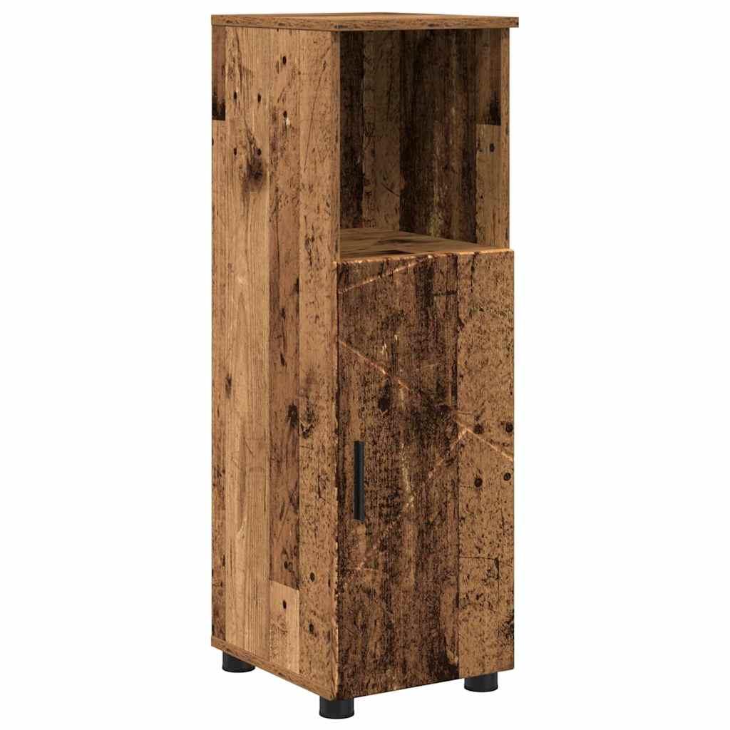Bathroom Furniture Set with Door 4 pcs Old wood 61 x 35 x 64 cm - Bargainia.com - 