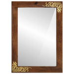 Bathroom Mirror Brown 50 x 70 x 3 cm Solid Mango wood and Glass - Bargainia.com - 
