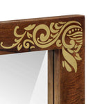 Bathroom Mirror Brown 50 x 70 x 3 cm Solid Mango wood and Glass - Bargainia.com - 