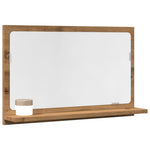 Bathroom Mirror Cabinet Artisan Oak 60x11x37 cm Engineered Wood - Bargainia.com - 