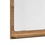 Bathroom Mirror Cabinet Artisan Oak 60x11x37 cm Engineered Wood - Bargainia.com - 