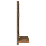 Bathroom Mirror Cabinet Artisan Oak 60x11x37 cm Engineered Wood - Bargainia.com - 