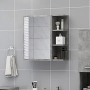 Bathroom Mirror Cabinet Concrete Grey 62.5x20.5x64 cm Engineered Wood - Bargainia.com - 8720286212257 - 803312