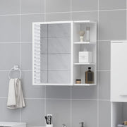 Bathroom Mirror Cabinet White 62.5x20.5x64 cm Engineered Wood - Bargainia.com - 8720286212219 - 803308