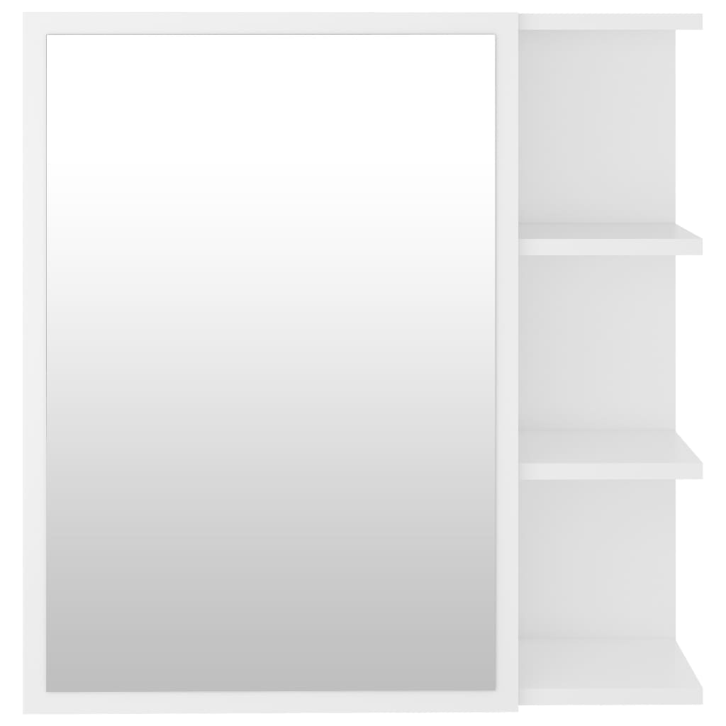 Bathroom Mirror Cabinet White 62.5x20.5x64 cm Engineered Wood - Bargainia.com - 8720286212219 - 803308
