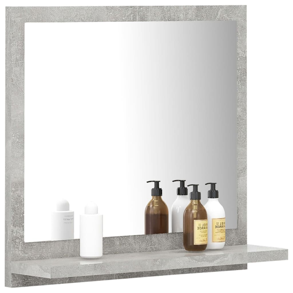 Bathroom Mirror Concrete Grey 40x10.5x37 cm Engineered Wood - Bargainia.com - 8720286218778 - 804557