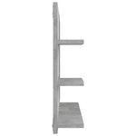 Bathroom Mirror Concrete Grey 60x10.5x45 cm Engineered Wood - Bargainia.com - 