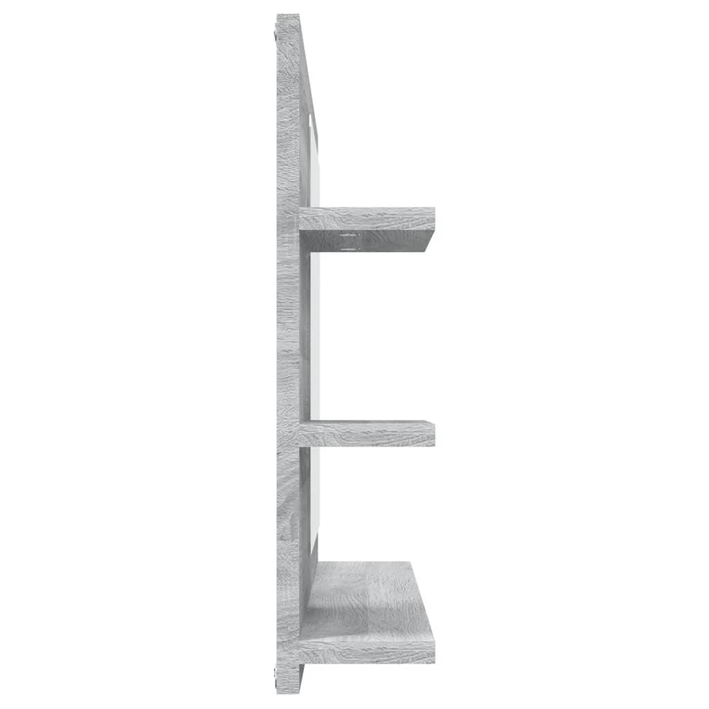 Bathroom Mirror Grey Sonoma 60x10.5x45 cm Engineered Wood - Bargainia.com - 8720286955185 - 815661