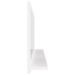 Bathroom Mirror White 90x10.5x37 cm Engineered Wood - Bargainia.com - 