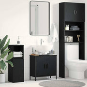 Bathroom Sink Cabinet Black oak 60 x 30 x 60 cm Engineered Wood - Bargainia.com - 8721158774842 - 863118