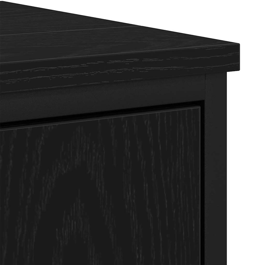 Bathroom Sink Cabinet Black oak 60 x 30 x 60 cm Engineered Wood - Bargainia.com - 8721158774842 - 863118