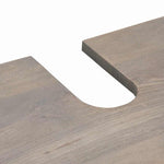 Bathroom Sink Cabinet Grey 62 x 33 x 58 cm Solid Mango wood - Bargainia.com - 