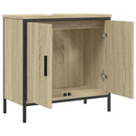 Bathroom Sink Cabinet Sonoma Oak 60x30x60 cm Engineered Wood - Bargainia.com - 