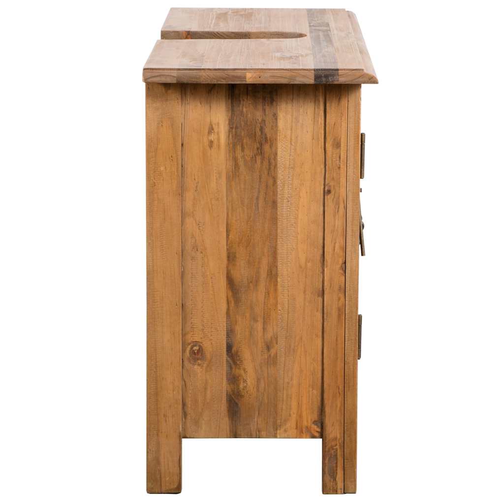 Bathroom Vanity Cabinet Solid Pinewood 70x32x63 cm - Bargainia.com - 8718475600664 - 246035