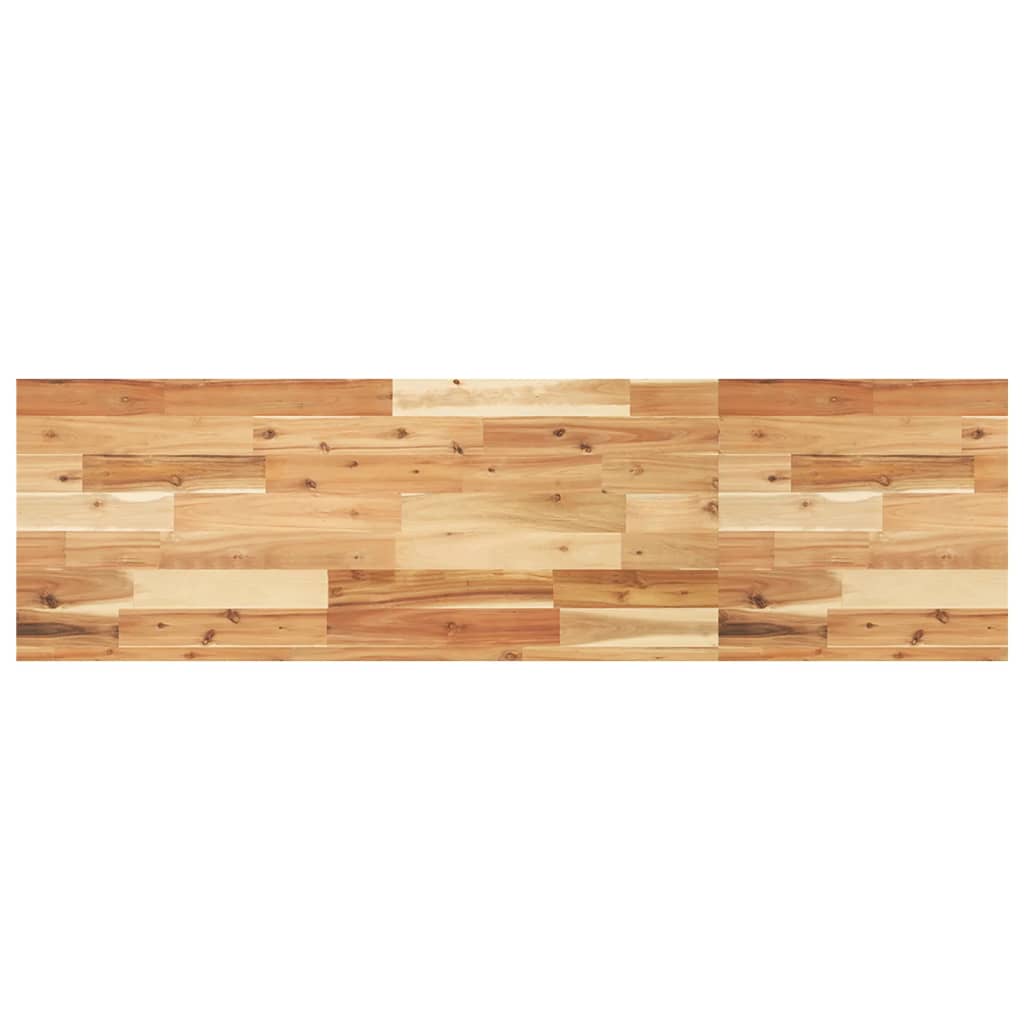 Bathroom Vanity Top Oil Finished 120x40x4 cm Solid Wood Acacia - Bargainia.com - 