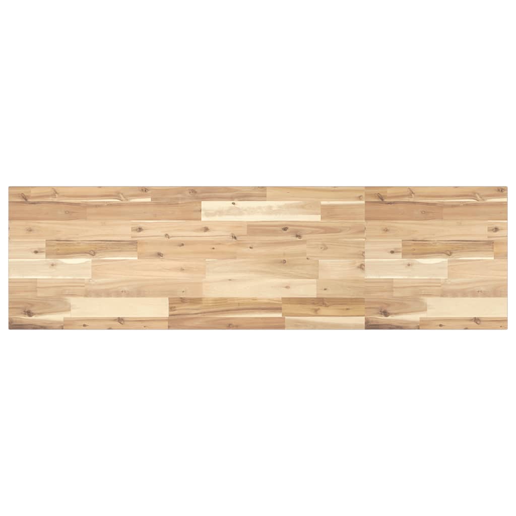 Bathroom Vanity Top Untreated 120x40x2 cm Solid Wood Acacia - Bargainia.com - 