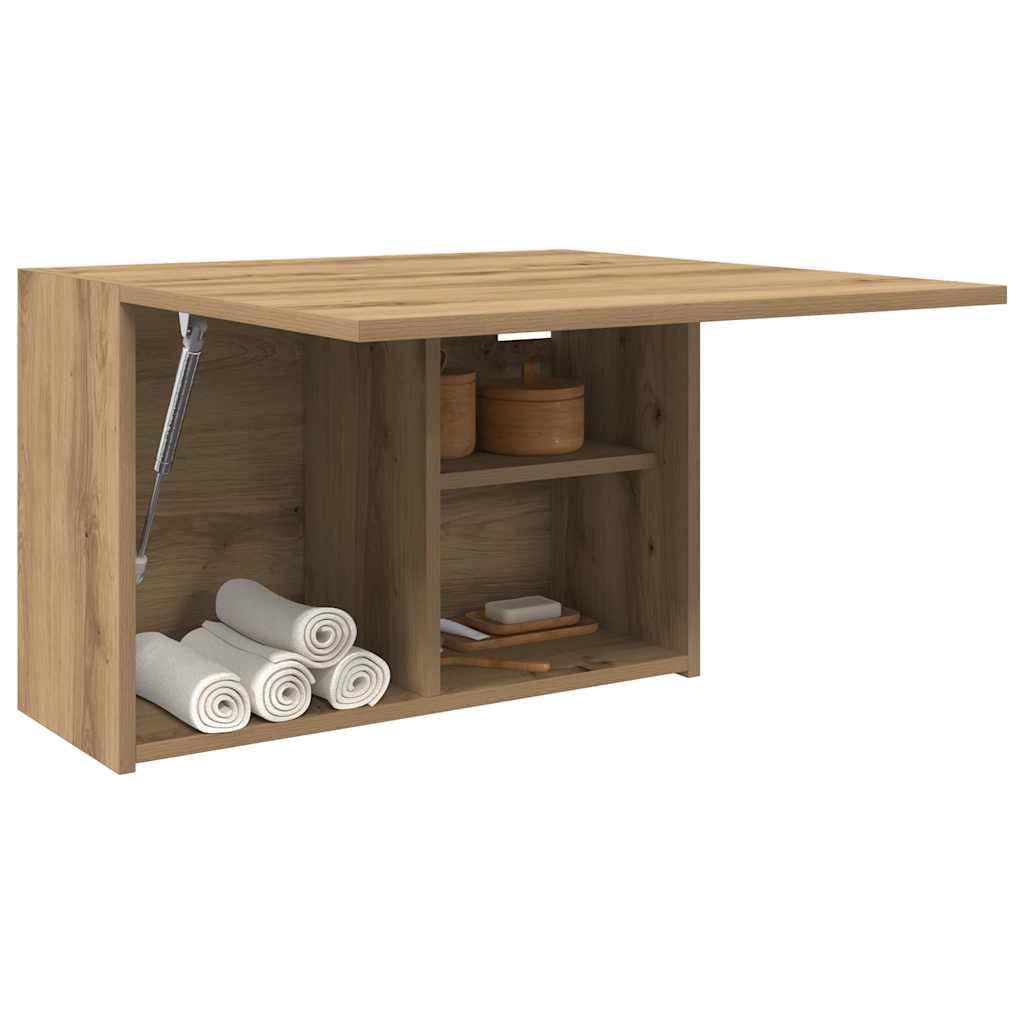 Bathroom Wall Cabinet Artisan Oak 60x25x40 cm Engineered Wood - Bargainia.com - 8721158651068 - 860075
