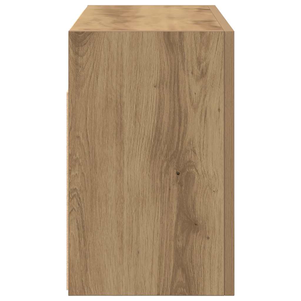 Bathroom Wall Cabinet Artisan Oak 60x25x40 cm Engineered Wood - Bargainia.com - 8721158651068 - 860075