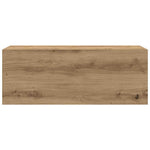 Bathroom Wall Cabinet Artisan Oak 80x25x30 cm Engineered Wood - Bargainia.com - 