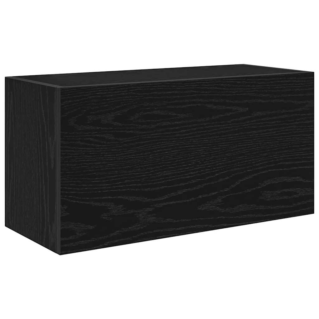 Bathroom Wall Cabinet Black 60x25x30 cm Engineered Wood - Bargainia.com - 8721158650900 - 860059