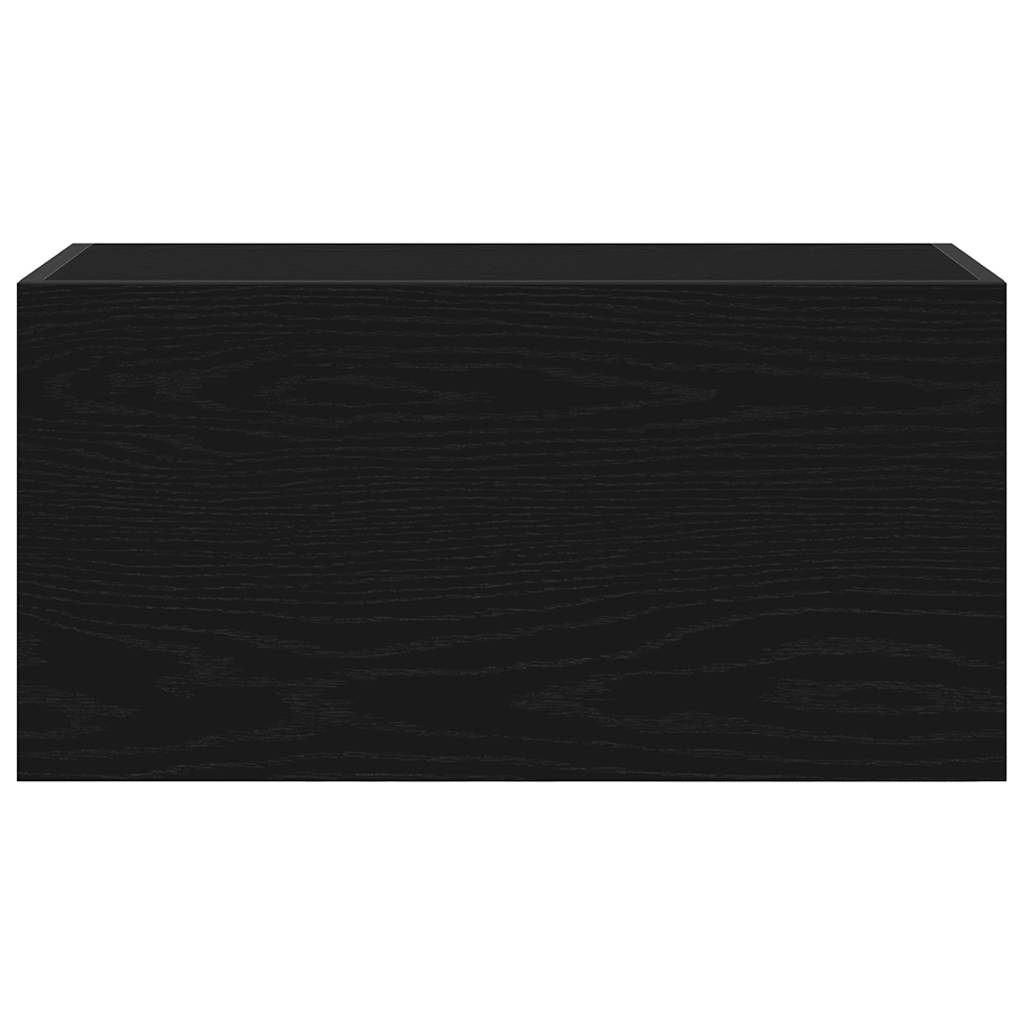 Bathroom Wall Cabinet Black 60x25x30 cm Engineered Wood - Bargainia.com - 8721158650900 - 860059