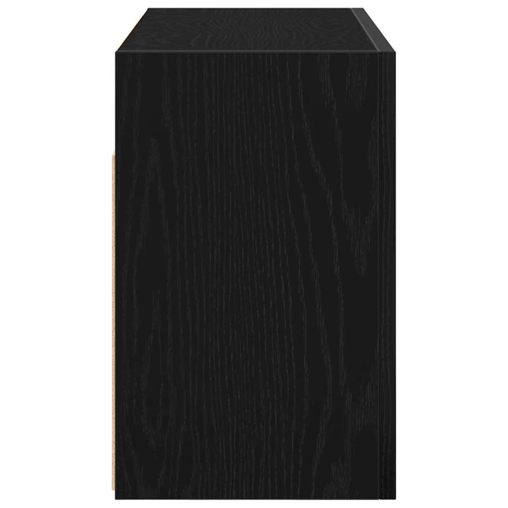 Bathroom Wall Cabinet Black 60x25x40 cm Engineered Wood - Bargainia.com - 8721158650993 - 860068