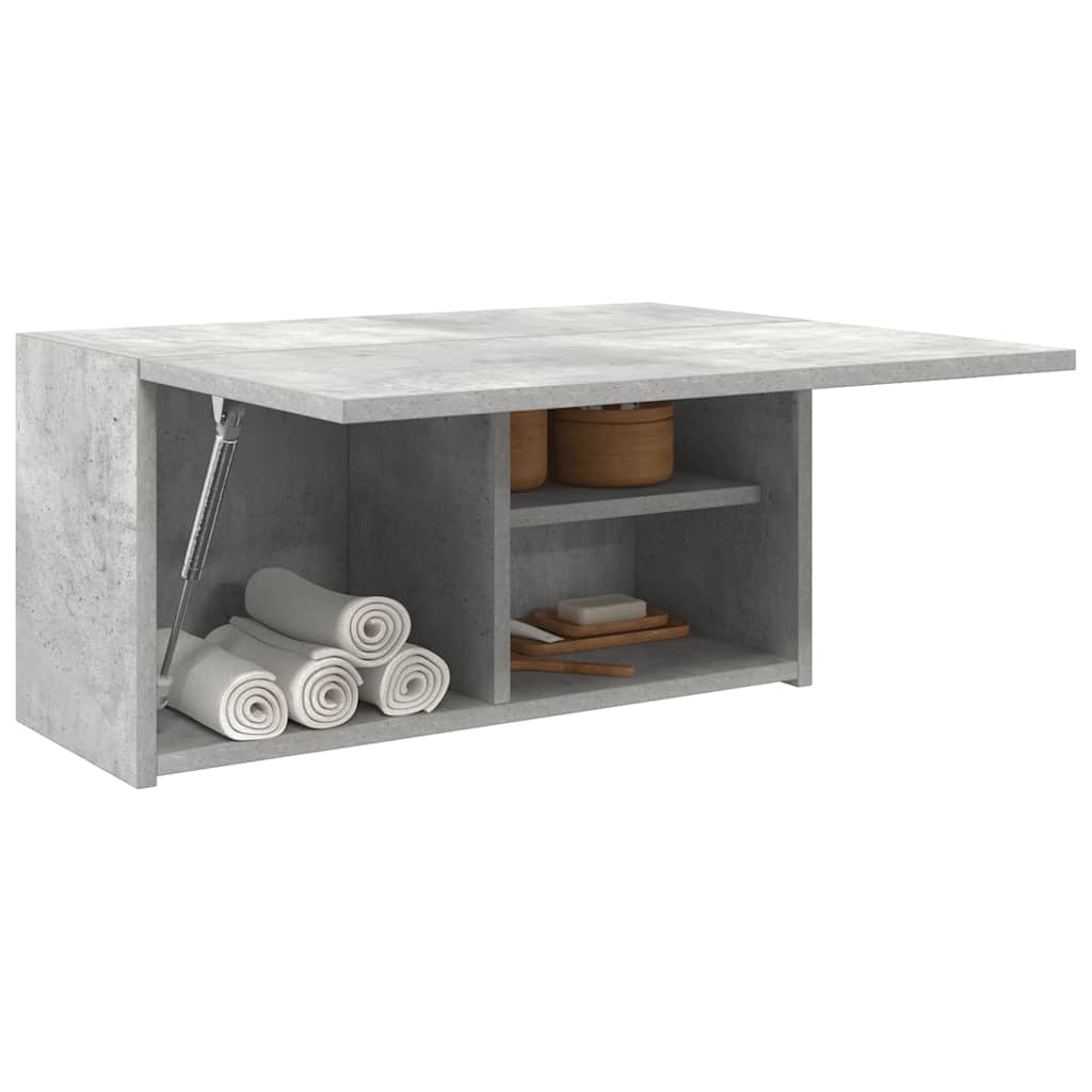 Bathroom Wall Cabinet Concrete Grey 60x25x30 cm Engineered Wood - Bargainia.com - 8721158650924 - 860061