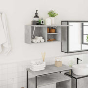 Bathroom Wall Cabinet Concrete Grey 60x25x30 cm Engineered Wood - Bargainia.com - 8721158650924 - 860061