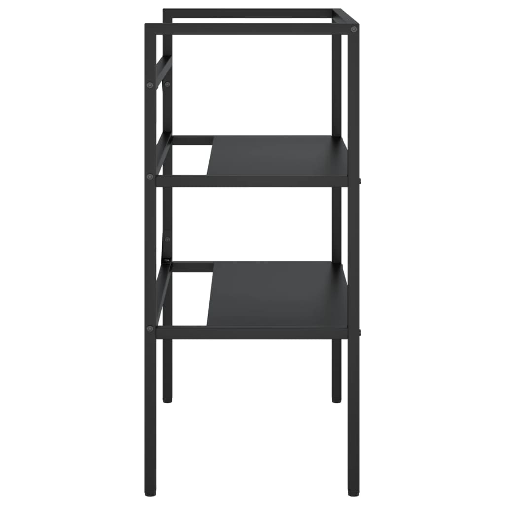 Bathroom Washbasin Frame Black 59x38x83 cm Iron - Bargainia.com - 8720286667606 - 338488