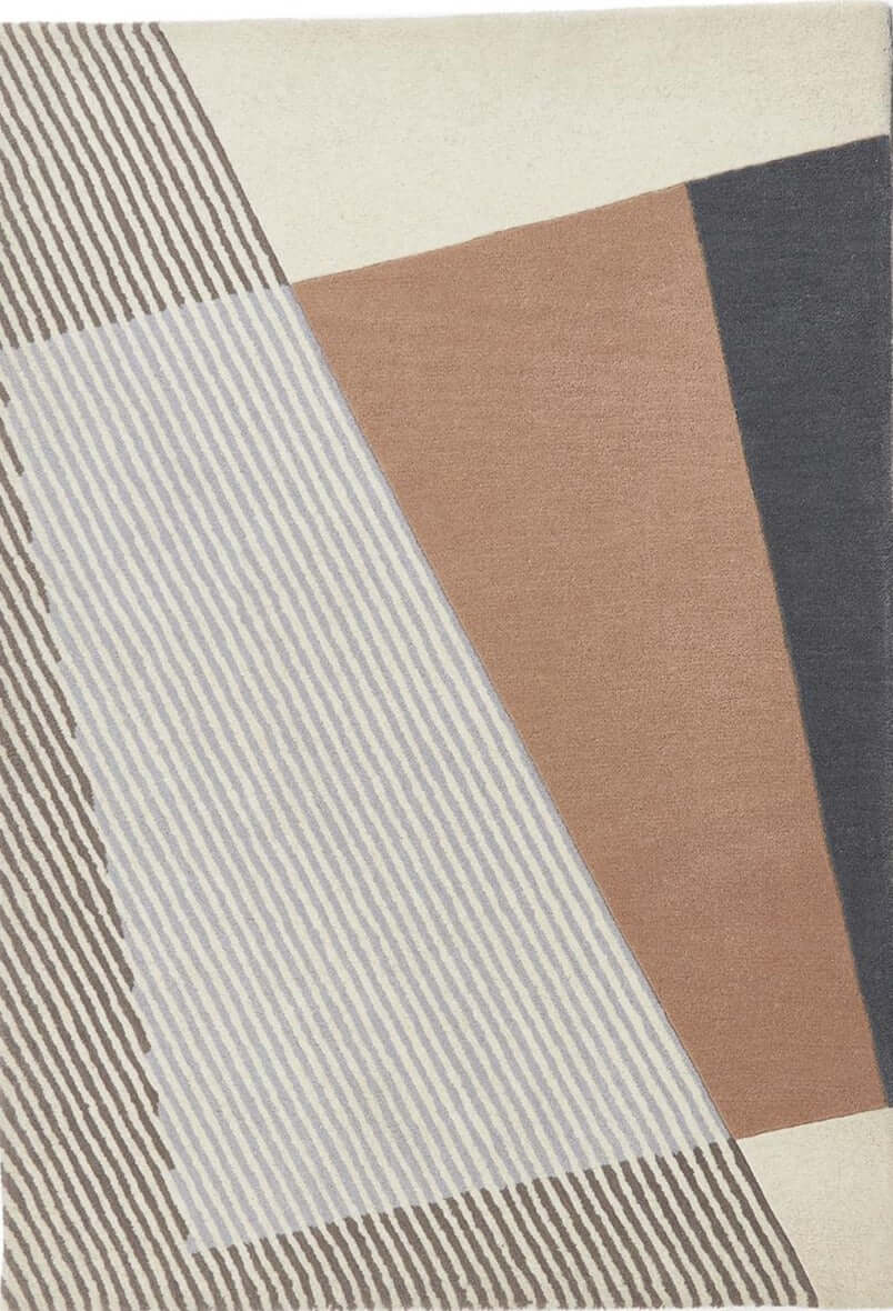 Bauhaus Abstract Wool Rug | 4 - Bargainia.com - 5026134572928 - BAUHAS_GRAPC4_120X170