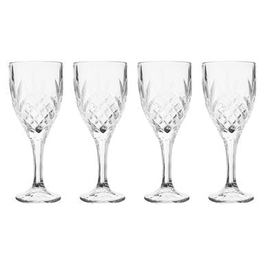 Beaufort Crystal Wine Glasses Set Of Four - Bargainia.com - 5018705948027