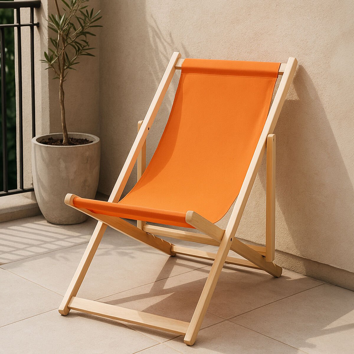 Beauport Orange Deckchair - Bargainia.com - 5018705946405