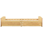 Bed Frame with 2 Drawers without Mattress 90x200 cm - Bargainia.com - 