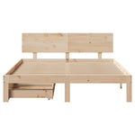 Bed Frame with Drawers without Mattress 160x200 cm - Bargainia.com - 