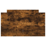 Bed Frame with Drawers without Mattress Smoked Oak 90x190 cm Single - Bargainia.com - 