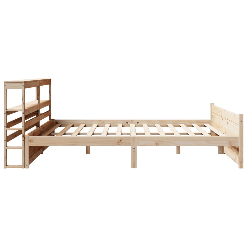 Bed Frame with Headboard without Mattress 180x200 cm Super King - Bargainia.com - 