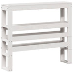 Bed Frame with Headboard without Mattress White 75x190 cm Small Single - Bargainia.com - 