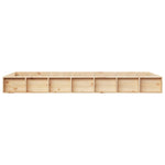 Bed Frame without Mattress 100x200 cm Solid Wood - Bargainia.com - 