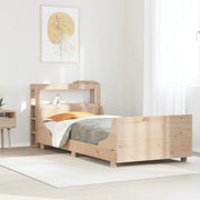 Bed Frame without Mattress 100x200 cm Solid Wood Pine - Bargainia.com - 