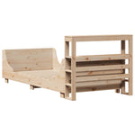 Bed Frame without Mattress 100x200 cm Solid Wood Pine - Bargainia.com - 