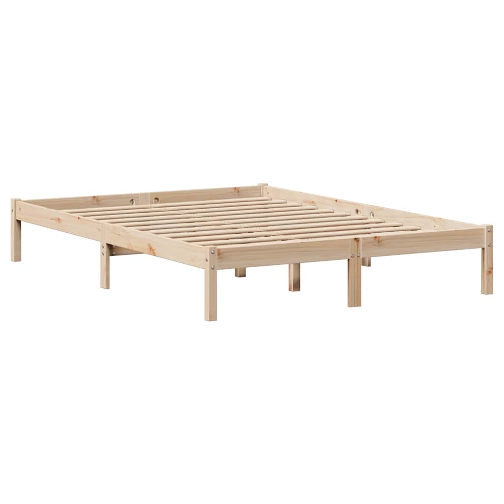Bed Frame without Mattress 120x190 cm Small Double Solid Wood Pine - Bargainia.com - 8721102938139 - 3301424