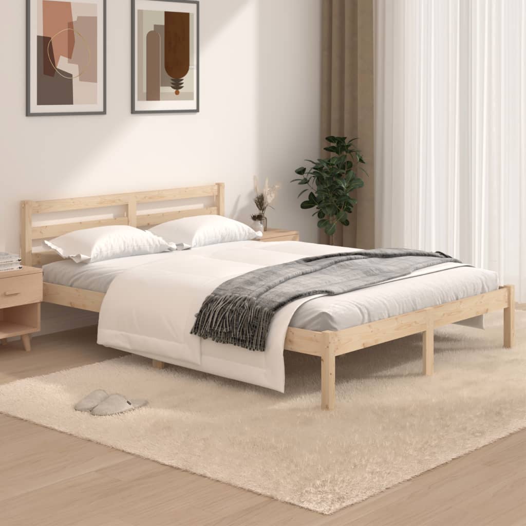 Bed Frame without Mattress 120x190cm Small Double - Bargainia.com - 8720286877289 - 810400